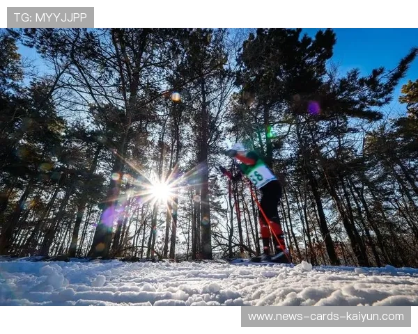滑雪越野赛道长距离坚持令人敬佩